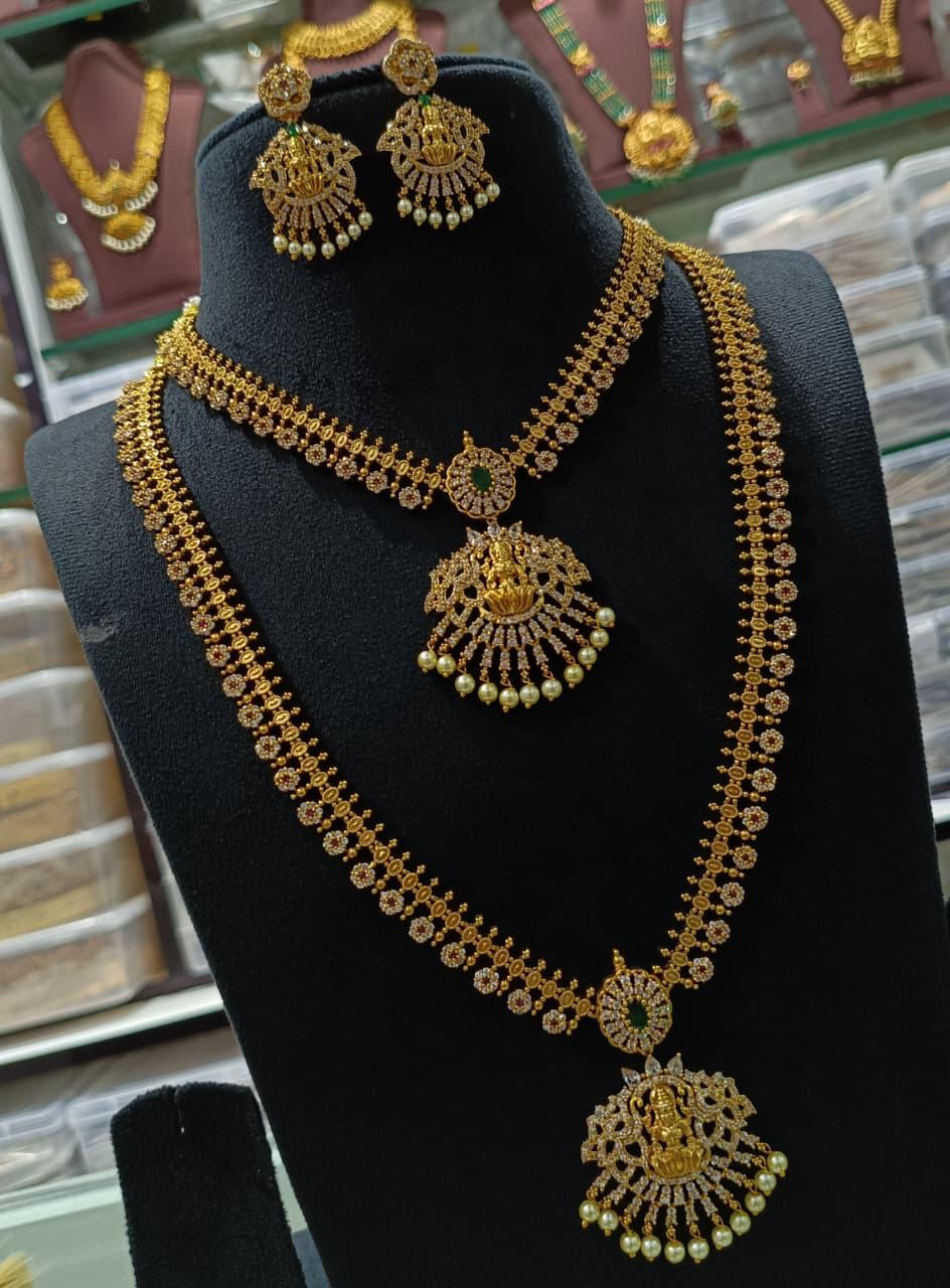 Traditional Lakshmi temple jewelry